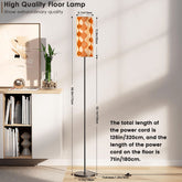 Kate McEnroe New York Mid Century Modern Geometric Tripod Floor Lamp, Retro 60s Drum ShadeSlim Floor LampsizGuiF01T1