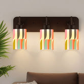 Kate McEnroe New York Mid Century Modern Glass Lamp Shade, 1950s Geometric Cylinder Light CoverLamp ShadesfGLNdDKeo7