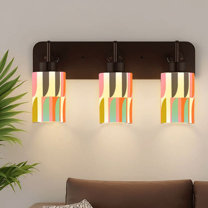 Kate McEnroe New York Mid Century Modern Glass Lamp Shade, 1950s Geometric Cylinder Light CoverLamp ShadesfGLNdDKeo7