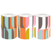Kate McEnroe New York Mid Century Modern Glass Lamp Shade, 1950s Geometric Cylinder Light CoverLamp ShadesfGLNdDKeo7