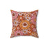 Kate McEnroe New York Mid Century Modern Groovy Floral Pillow Home Decor 16" × 16" 21007280403940026370