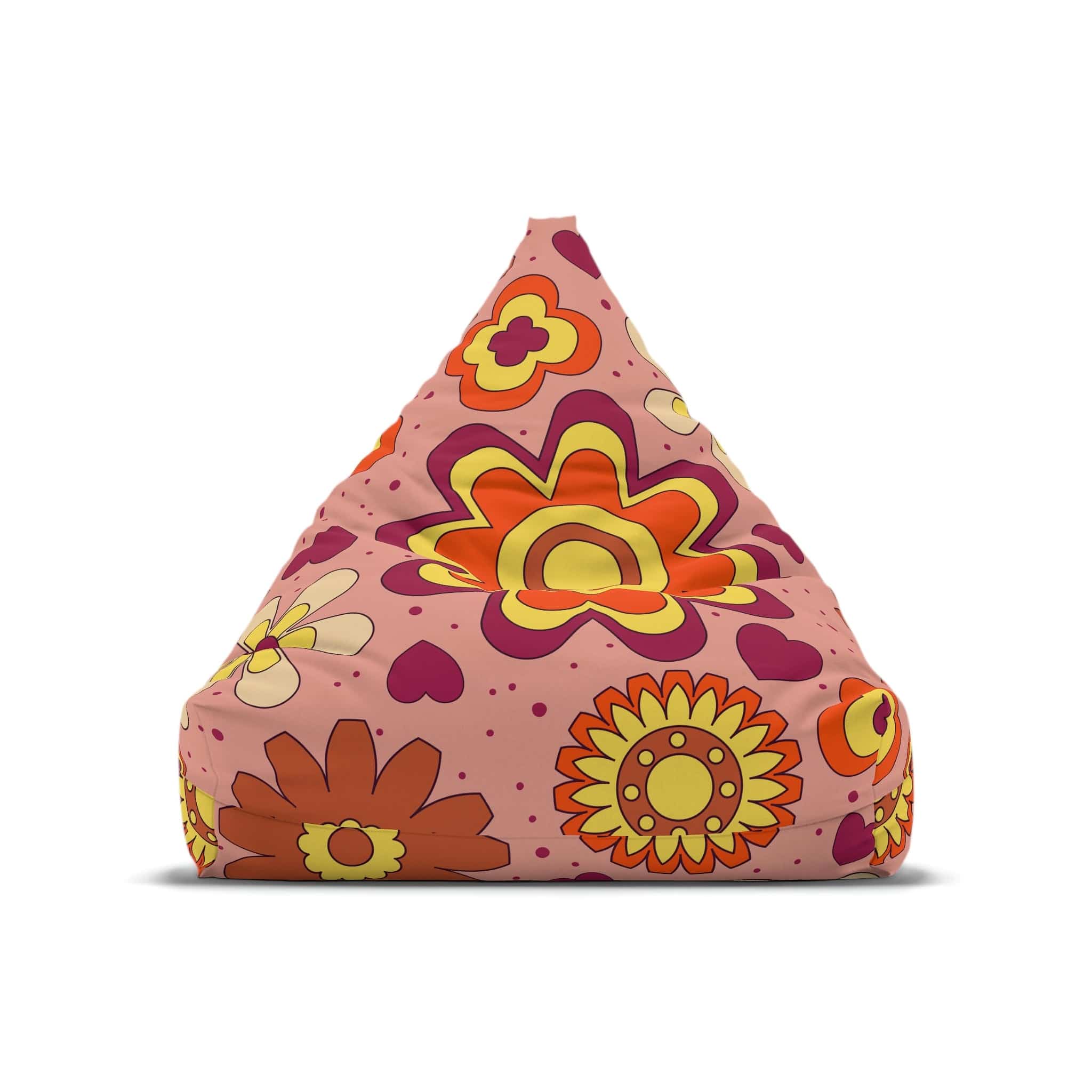 Kate McEnroe New York Mid Century Modern Groovy Hippie Bean Bag Chair CoverBean Bag Chair Covers14541094947140514272
