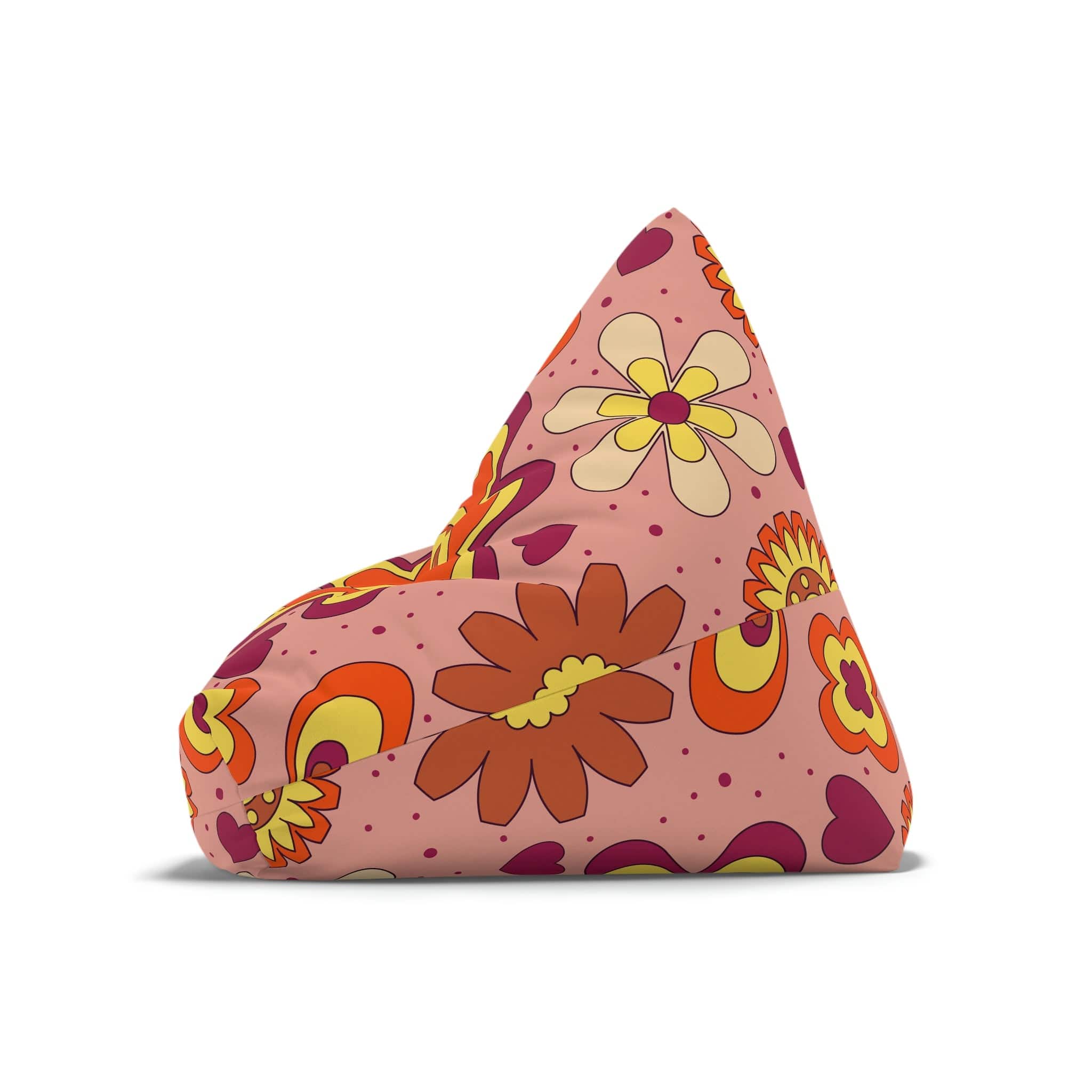 Kate McEnroe New York Mid Century Modern Groovy Hippie Bean Bag Chair CoverBean Bag Chair Covers14541094947140514272