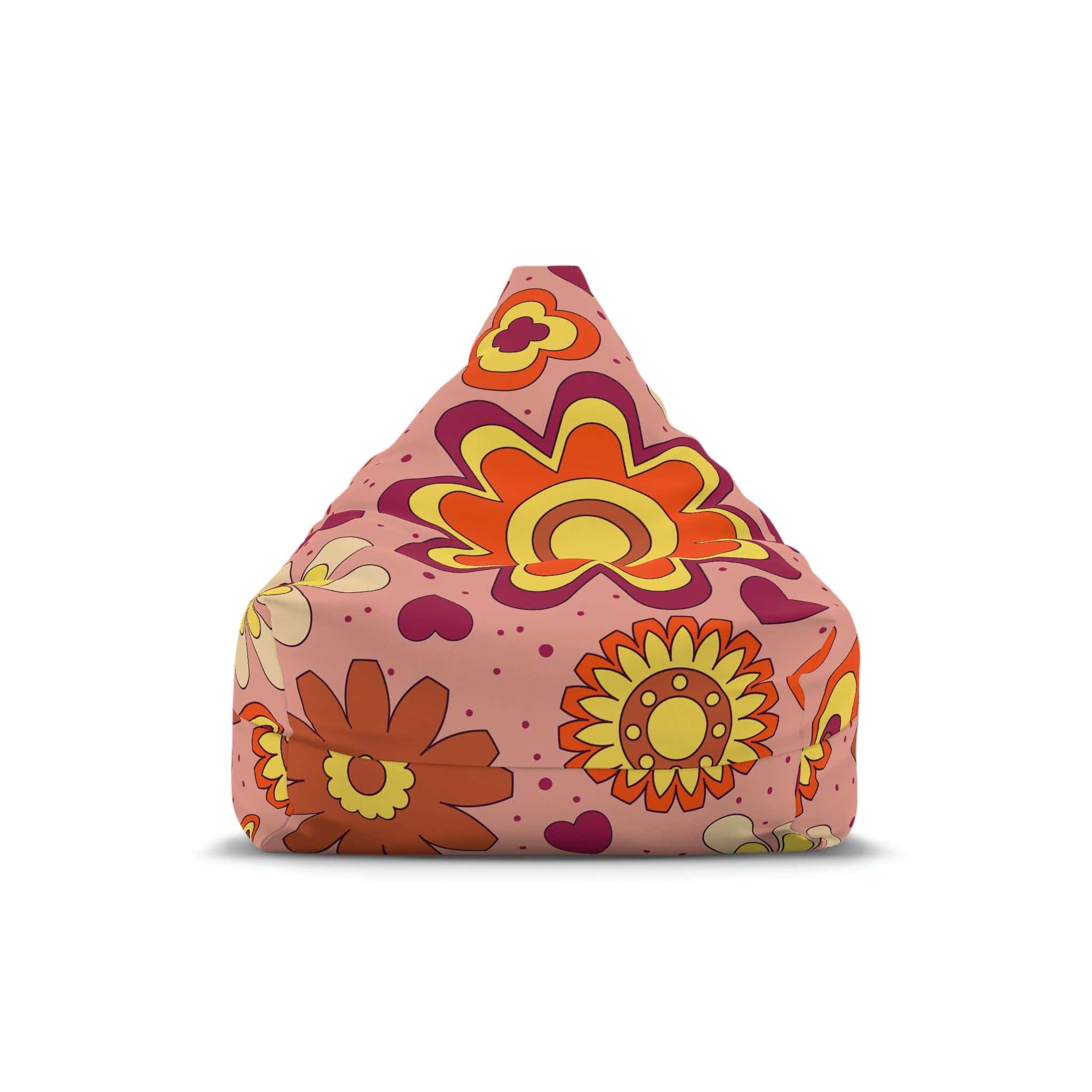 Kate McEnroe New York Mid Century Modern Groovy Hippie Bean Bag Chair CoverBean Bag Chair Covers15685685540427671885