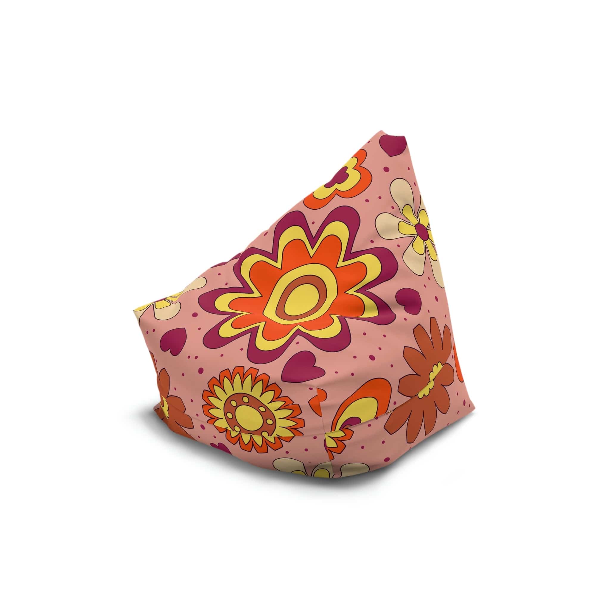 Kate McEnroe New York Mid Century Modern Groovy Hippie Bean Bag Chair CoverBean Bag Chair Covers15685685540427671885