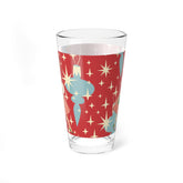 Kate McEnroe New York Mid Century Modern Holiday Pint Glass Retro Vintage Kitsch Christmas DrinkwarePint Glasses29597923709576499403