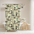 Kate McEnroe New York Mid Century Modern Kitschy Atomic Cat Geometric Bathroom Shower CurtainShower Curtains14127596472708642007