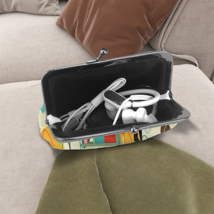 Kate McEnroe New York Mid Century Modern Kitschy Cocktail Party Coin Purse, Retro 50s Atomic Starburst WalletCoin PursesecmjZPTmhL