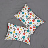 Kate McEnroe New York Mid - Century Modern Lumbar Pillow, Retro Atomic Design, Vibrant Sputnik Throw CushionLumbar Pillows33665703903221069983