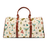 Kate McEnroe New York Mid Century Modern Martini Olive Duffle Bag, Retro Cocktail WeekenderDuffel Bags12295169788414308288