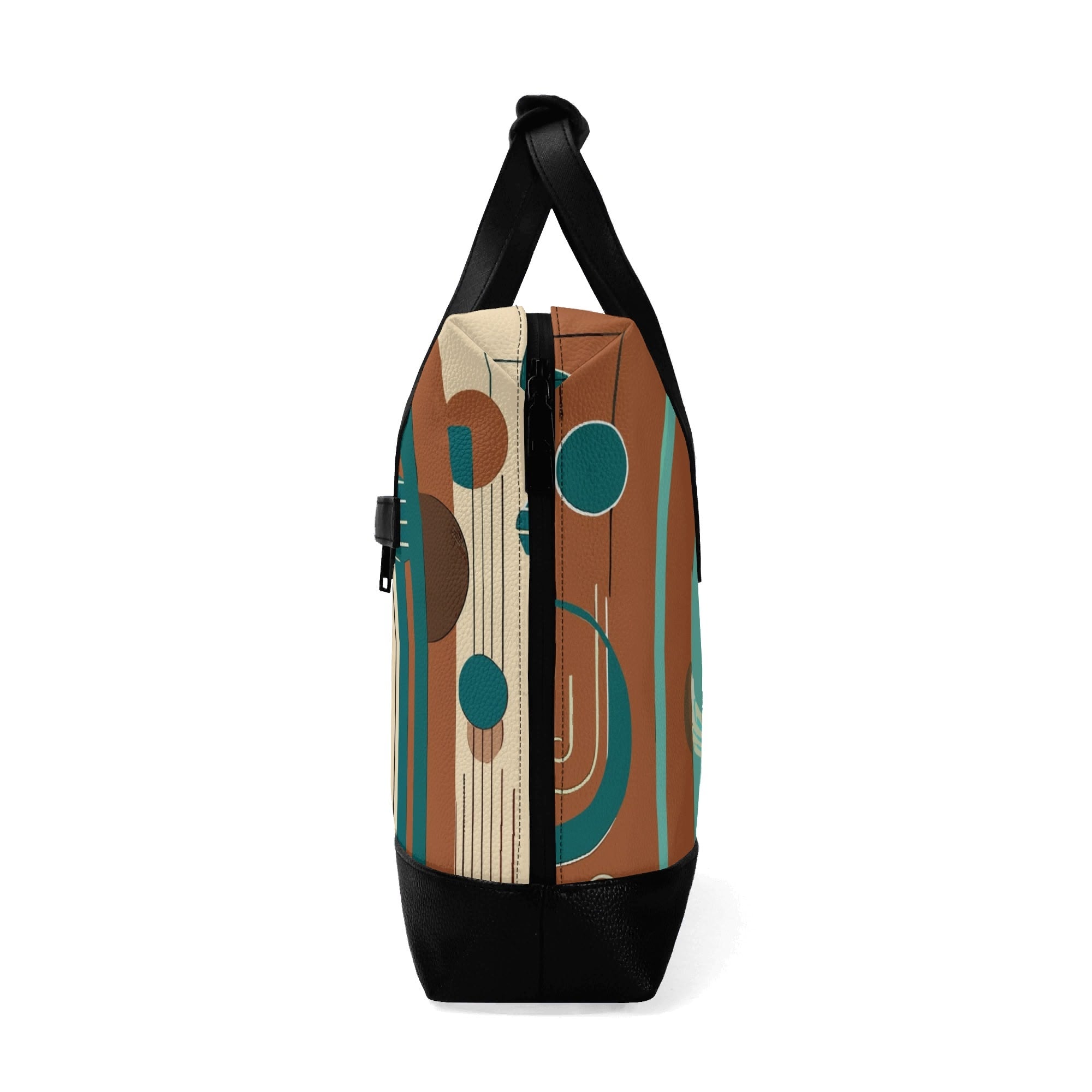 Kate McEnroe New York Mid Century Modern Men’s Briefcase, Retro Business Travel Bag, MCM Office CarryallBriefcasesW0Z17GZW - 1