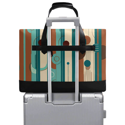 Kate McEnroe New York Mid Century Modern Men’s Briefcase, Retro Business Travel Bag, MCM Office CarryallBriefcasesW0Z17GZW - 1