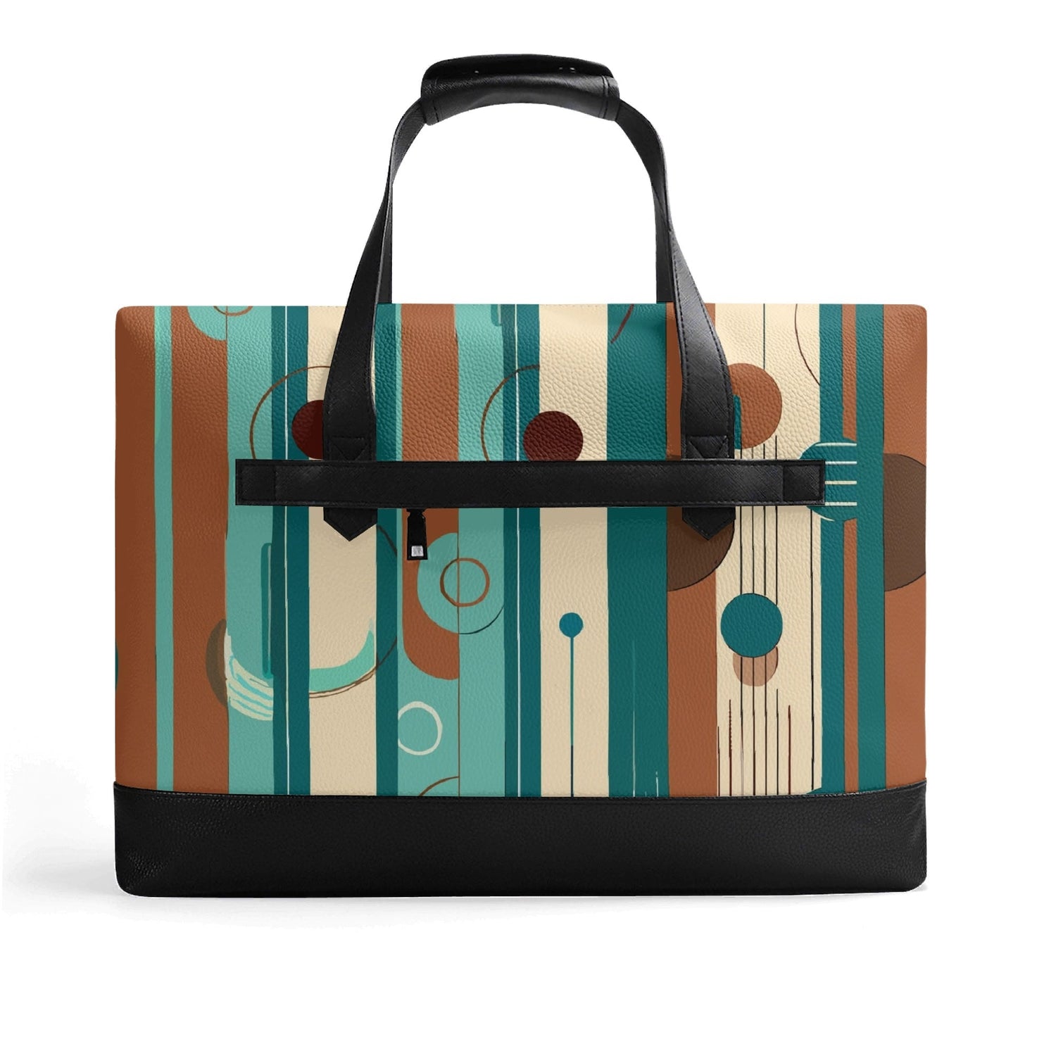 Kate McEnroe New York Mid Century Modern Men’s Briefcase, Retro Business Travel Bag, MCM Office CarryallBriefcasesW0Z17GZW - 1