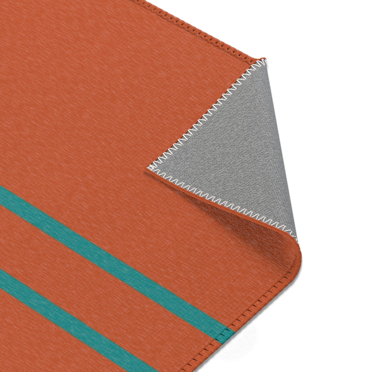 Kate McEnroe New York Mid Century Modern Minimalist Teal Stripe Area RugRugs22594218455940309675
