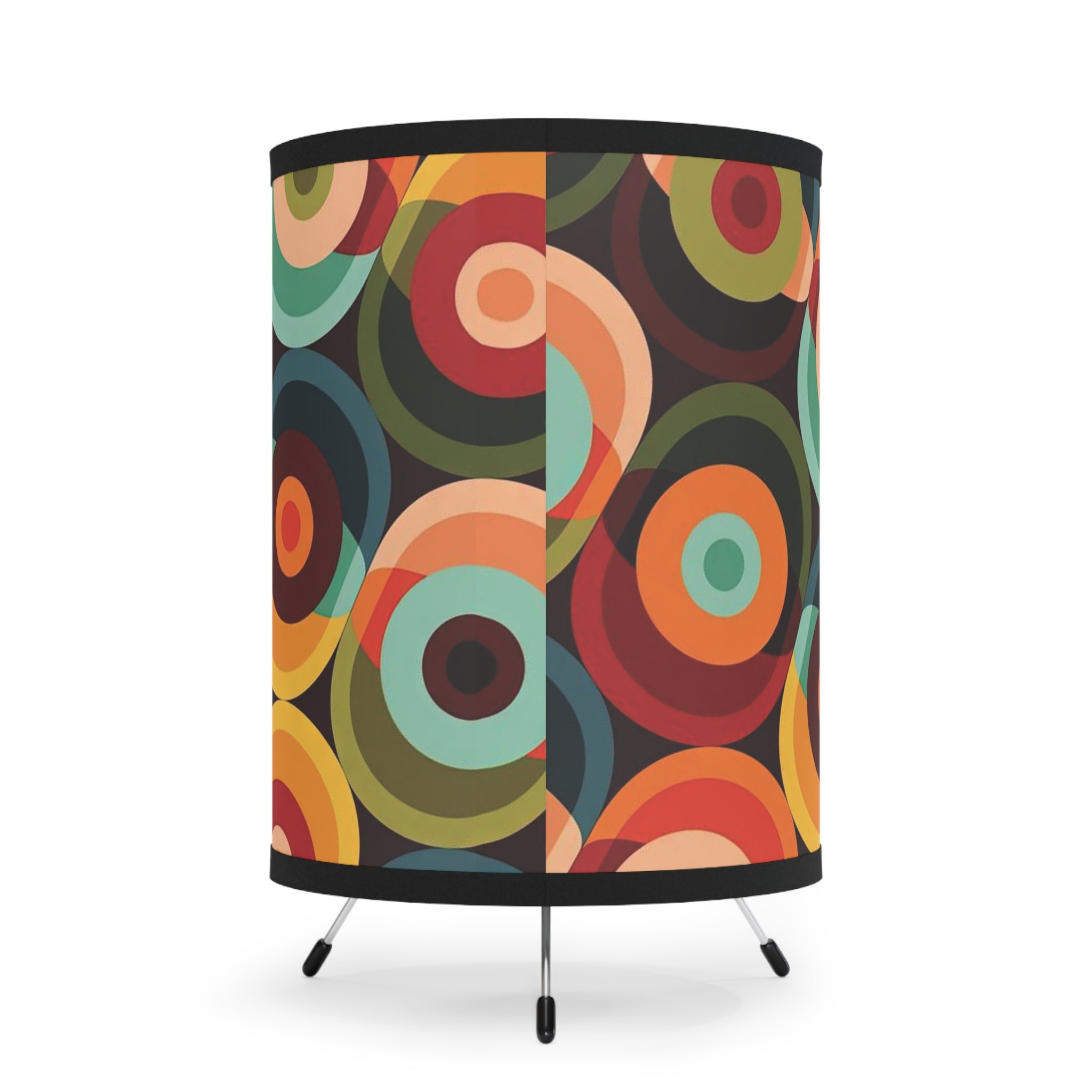 Kate McEnroe New York Mid Century Modern Orb Lamp, Retro 70s Accent LightingTable Lamps76119939769110762557