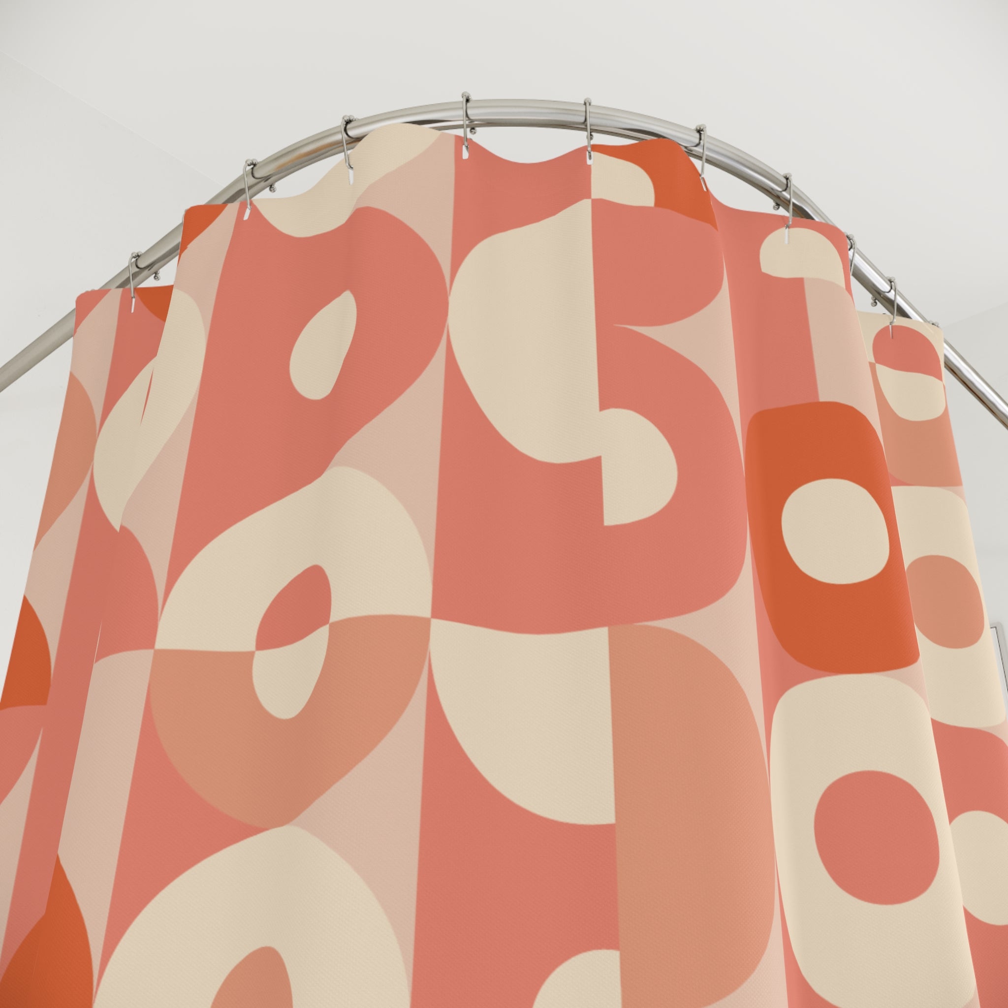 Kate McEnroe New York Mid Century Modern Orb Shower Curtain, Retro Mod Bathroom AccentShower Curtains31063428591943772325