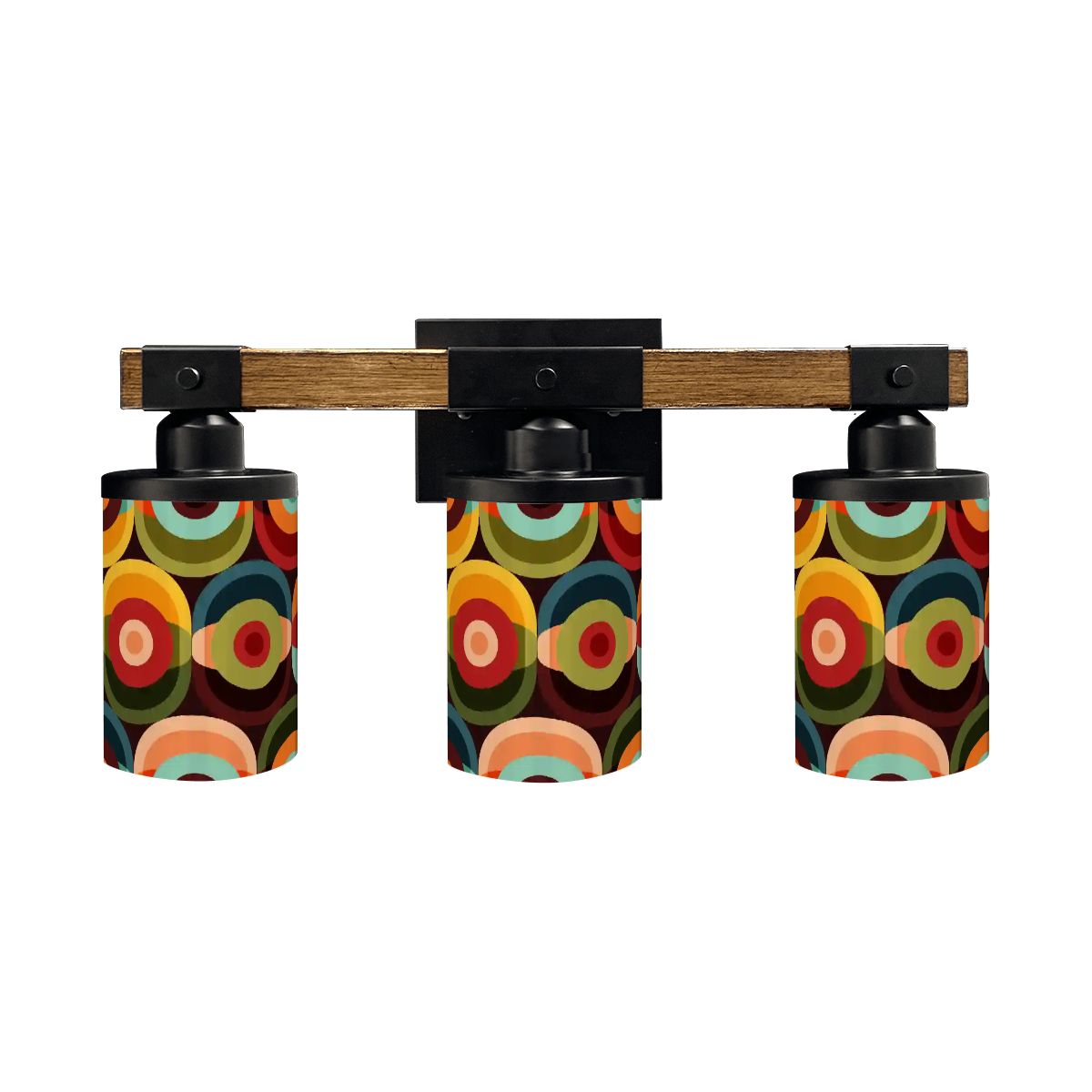 Kate McEnroe New York Mid Century Modern Orb Vanity Light, Retro 70s Psychedelic Wall FixtureVanity Light FixturesBAkxnz8VeV