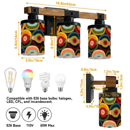 Kate McEnroe New York Mid Century Modern Orb Vanity Light, Retro 70s Psychedelic Wall FixtureVanity Light FixturesBAkxnz8VeV