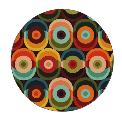 Kate McEnroe New York Mid Century Modern Orbs Retro Psychedelic Outdoor RugRugsKM1023 - IDR - 501005 - 93597