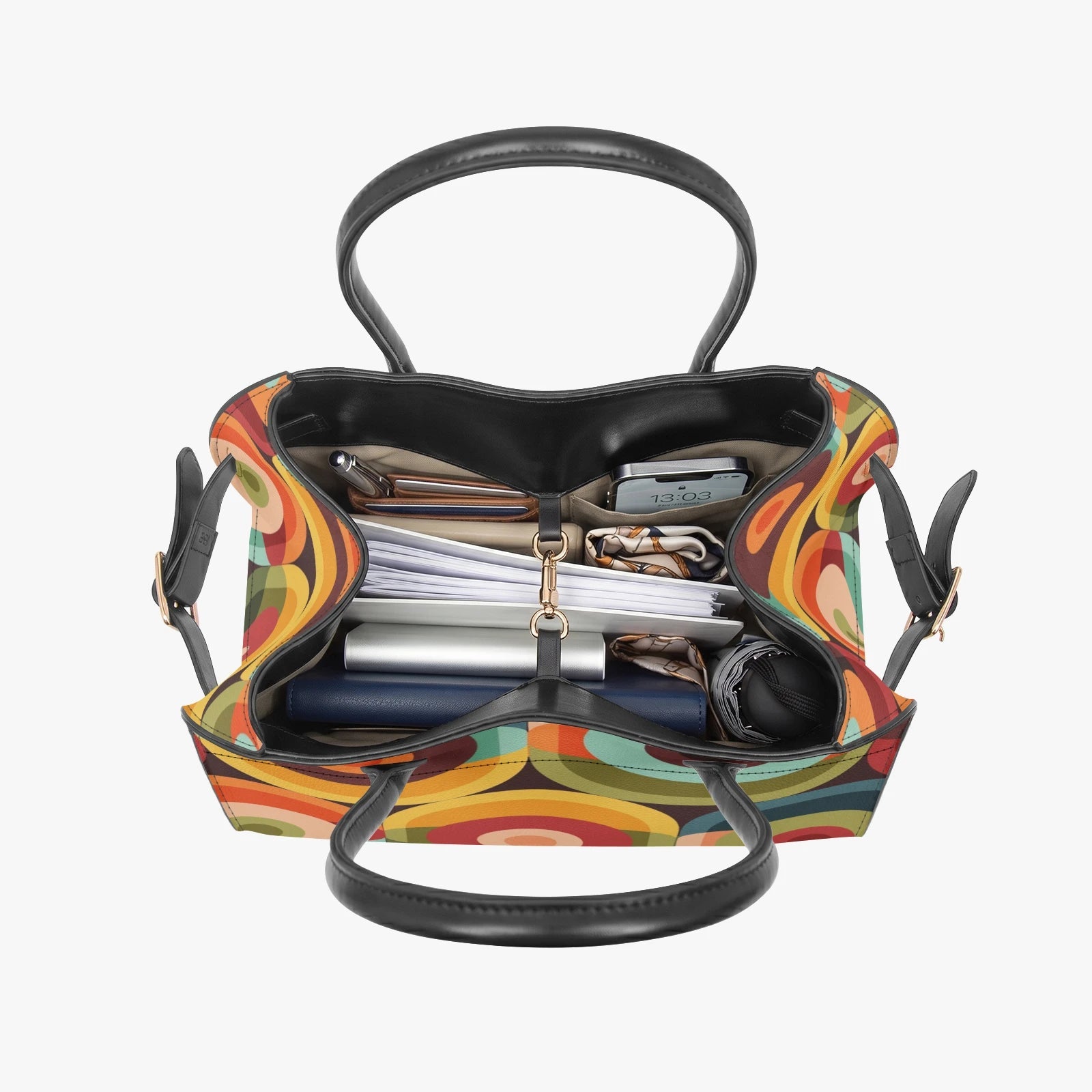 Kate McEnroe New York Mid Century Modern Orbs Satchel Retro Geometric HandbagHandbags9hl2gcmn_001
