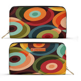 Kate McEnroe New York Mid Century Modern Orbs Wallet, Retro Groovy ClutchWalletsNM68189W-2