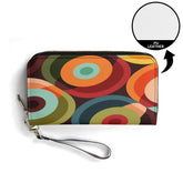 Kate McEnroe New York Mid Century Modern Orbs Wallet, Retro Groovy ClutchWalletsNM68189W-2