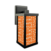 Kate McEnroe New York Mid Century Modern Outdoor Wall Sconce, Retro Mod Orange Orb Porch Light, 1960s Style Exterior LanternOutdoor Wall Lightsoo9YBI8zJ4