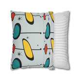 Kate McEnroe New York Mid Century Modern Pillow Cover, Retro Atomic Starburst Throw PillowcaseThrow Pillow Covers11615434275267895731