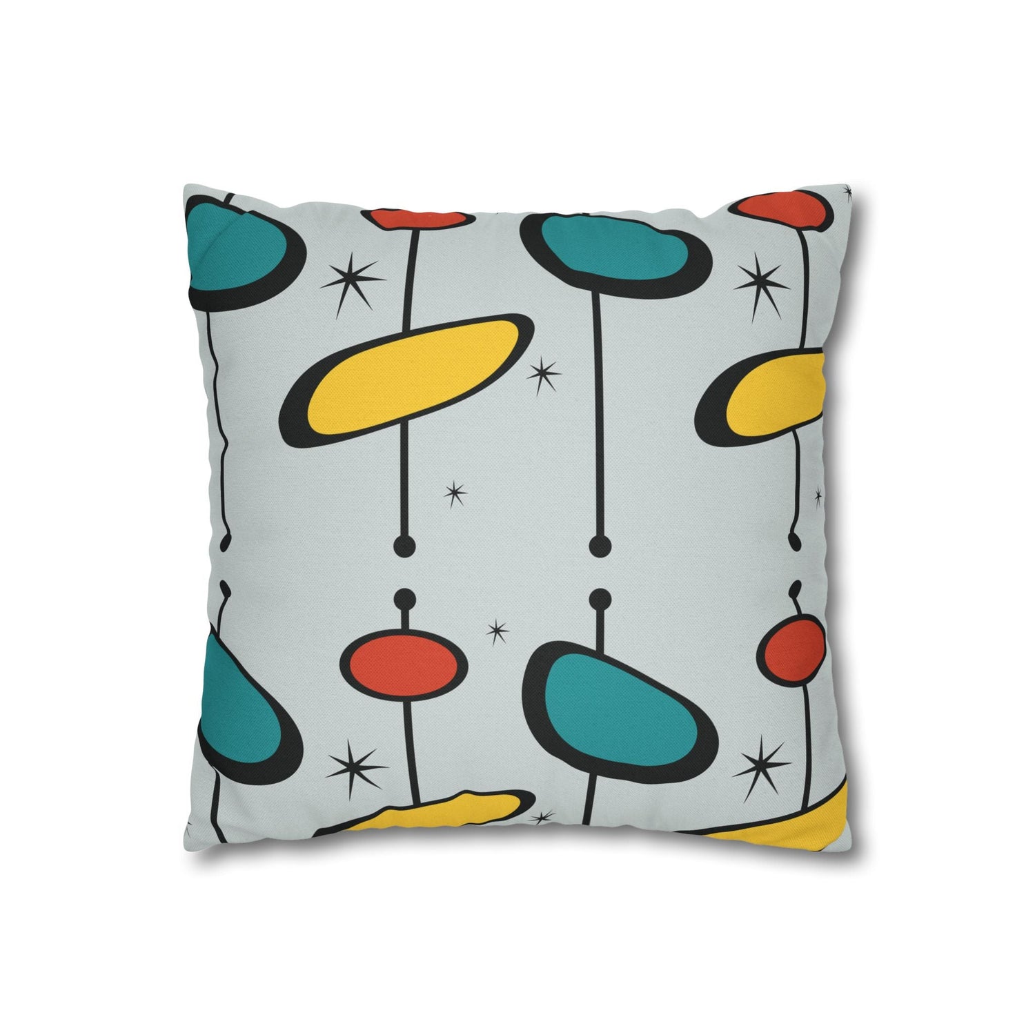 Kate McEnroe New York Mid Century Modern Pillow Cover, Retro Atomic Starburst Throw PillowcaseThrow Pillow Covers11615434275267895731