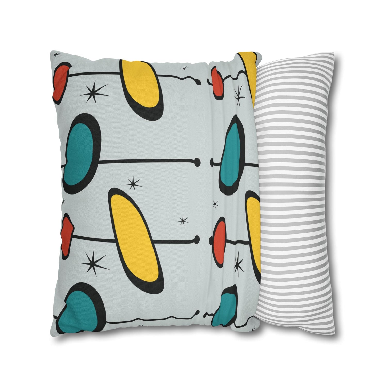 Kate McEnroe New York Mid Century Modern Pillow Cover, Retro Atomic Starburst Throw PillowcaseThrow Pillow Covers11615434275267895731