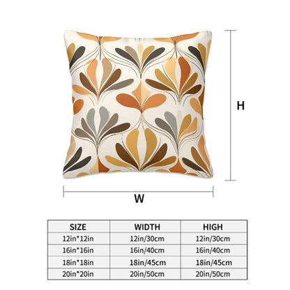 Kate McEnroe New York Mid Century Modern Pillow Covers Set of 2, Retro Danish Floral Fall Accent CushionsThrow Pillow CoversgT4STtLF0A