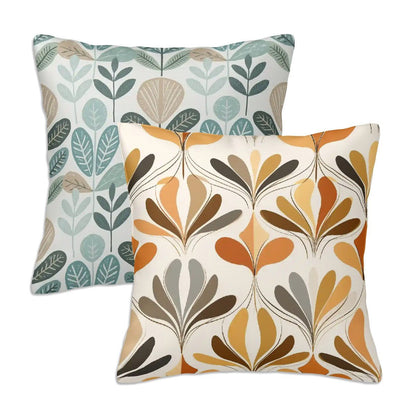 Kate McEnroe New York Mid Century Modern Pillow Covers Set of 2, Retro Danish Floral Fall Accent CushionsThrow Pillow CoversgT4STtLF0A
