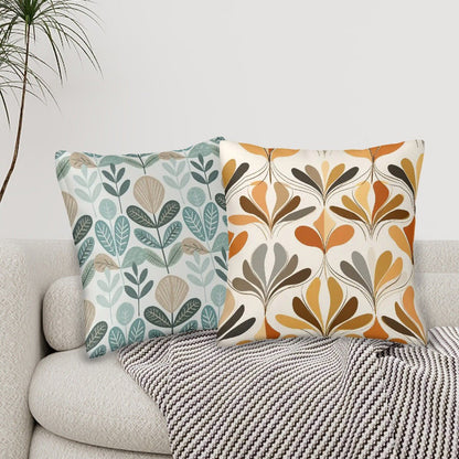Kate McEnroe New York Mid Century Modern Pillow Covers Set of 2, Retro Danish Floral Fall Accent CushionsThrow Pillow CoversgT4STtLF0A