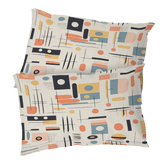Kate McEnroe New York Mid Century Modern Pillowcase, Retro Geometric Abstract BeddingPillowcases1250