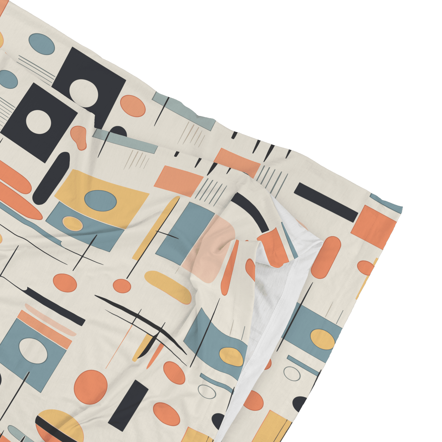 Kate McEnroe New York Mid Century Modern Pillowcase, Retro Geometric Abstract BeddingPillowcases1250