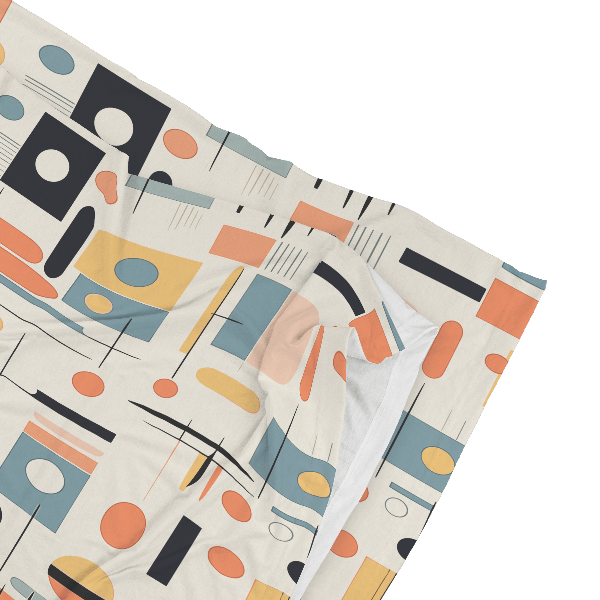 Kate McEnroe New York Mid Century Modern Pillowcase, Retro Geometric Abstract BeddingPillowcases1250