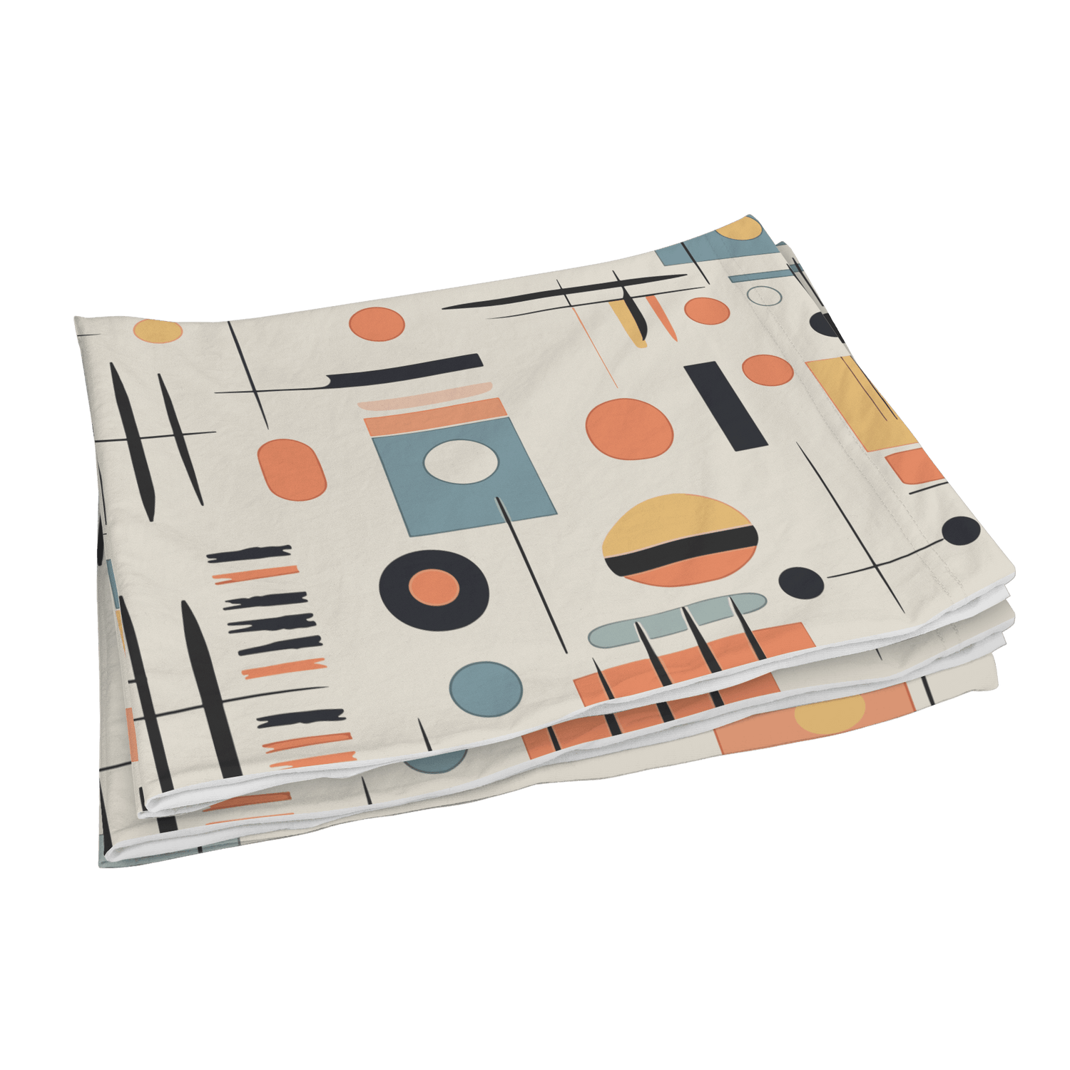 Kate McEnroe New York Mid Century Modern Pillowcase, Retro Geometric Abstract BeddingPillowcases1250