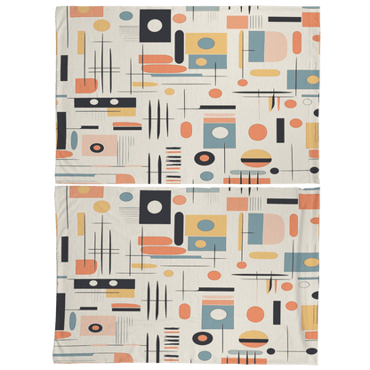 Kate McEnroe New York Mid Century Modern Pillowcase, Retro Geometric Abstract BeddingPillowcases1250