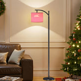 Kate McEnroe New York Mid Century Modern Pink Retro Boomerang Starburst Arc Floor LampArc Floor LampsoLgO2mhwAB