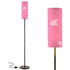 Kate McEnroe New York Mid Century Modern Pink Slim Floor Lamp, Retro 50s Boomerang LightingSlim Floor LampsAiLJay4jrM