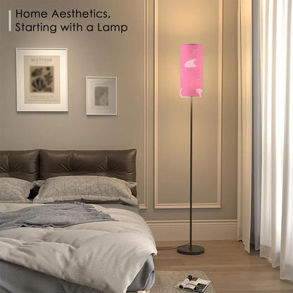 Kate McEnroe New York Mid Century Modern Pink Slim Floor Lamp, Retro 50s Boomerang LightingSlim Floor LampsAiLJay4jrM