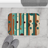 Kate McEnroe New York Mid Century Modern Retro 50s Geometric Orbs Bath MatBath Mats21946570462390426164