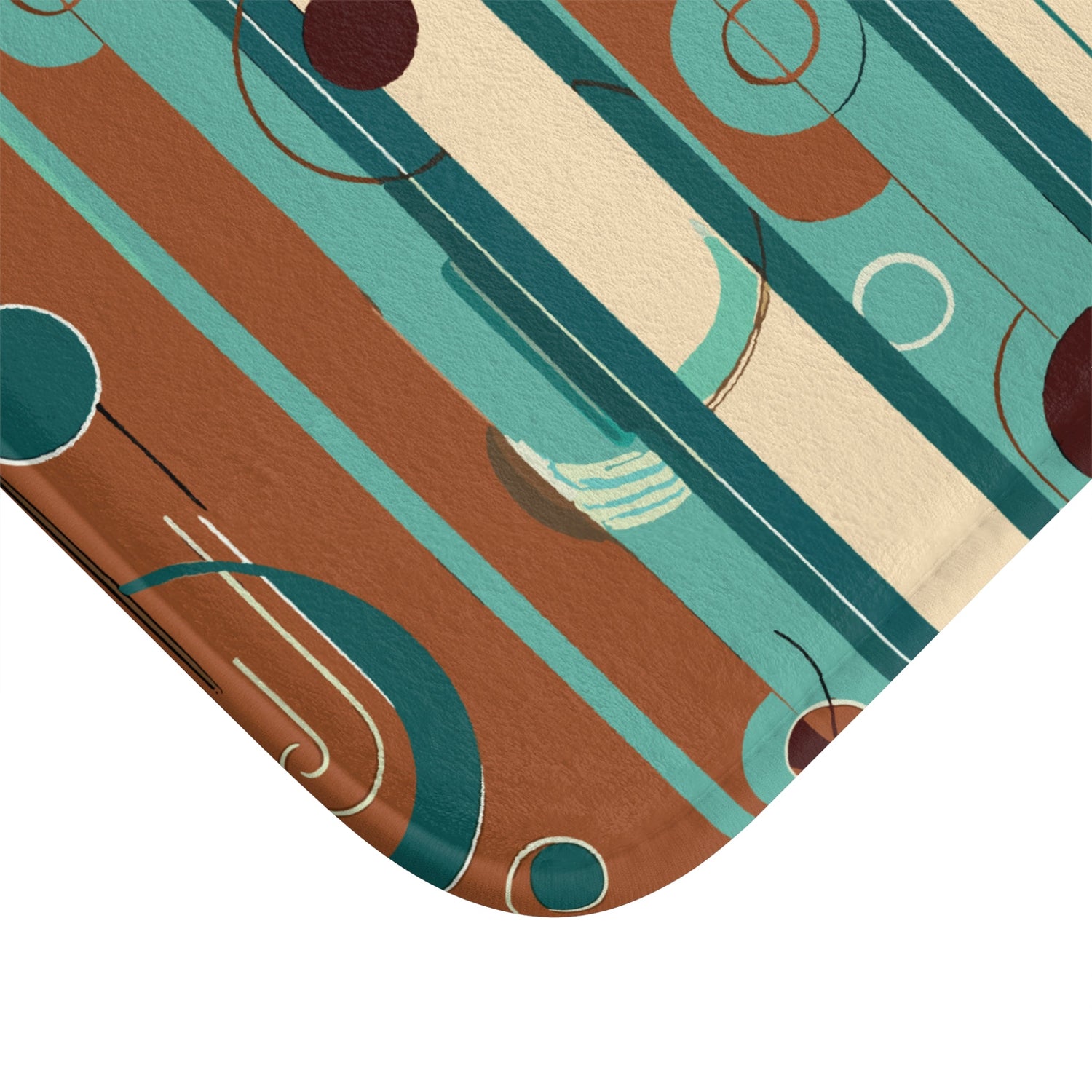 Kate McEnroe New York Mid Century Modern Retro 50s Geometric Orbs Bath MatBath Mats21946570462390426164