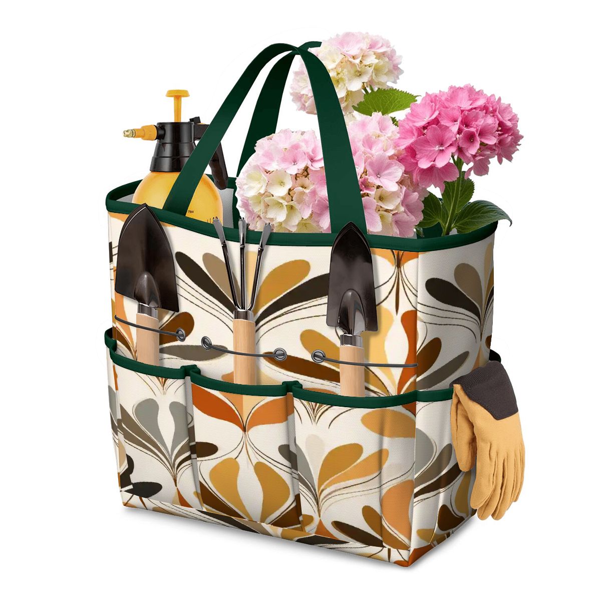 Kate McEnroe New York Mid Century Modern Retro 70s Mod Floral Garden Tool BagGarden Tool Bag4fvaOrQx5V