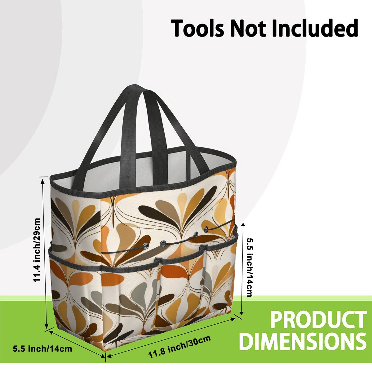 Kate McEnroe New York Mid Century Modern Retro 70s Mod Floral Garden Tool BagGarden Tool BaglsK2OT7mGm
