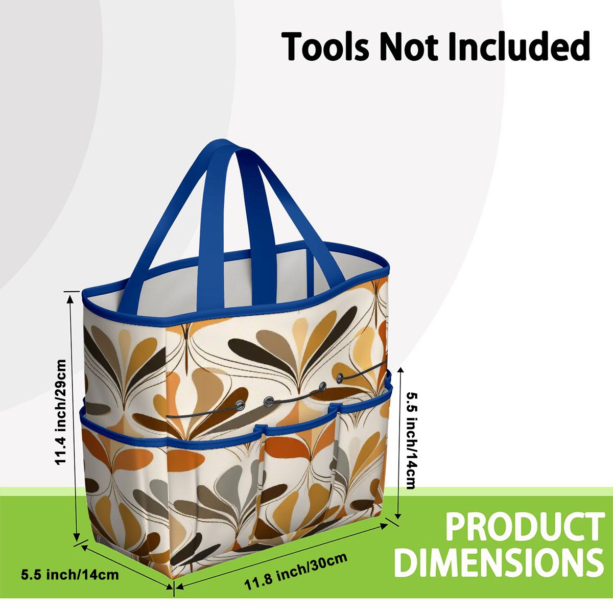 Kate McEnroe New York Mid Century Modern Retro 70s Mod Floral Garden Tool BagGarden Tool BaglsK2OT7mGm