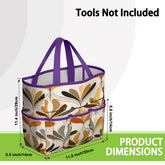 Kate McEnroe New York Mid Century Modern Retro 70s Mod Floral Garden Tool BagGarden Tool BaglsK2OT7mGm