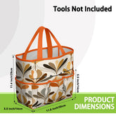 Kate McEnroe New York Mid Century Modern Retro 70s Mod Floral Garden Tool BagGarden Tool BaglsK2OT7mGm