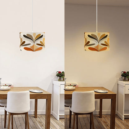 Kate McEnroe New York Mid Century Modern Retro 70s Mod Floral Plug In Swag LampPendant LightsaAWE0IGshs