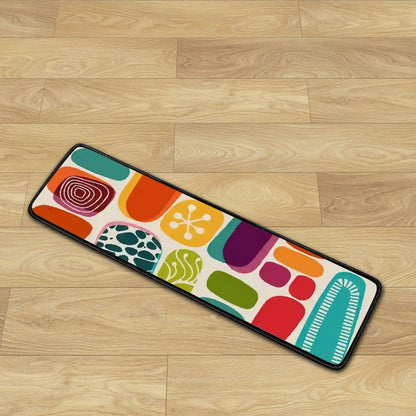 Kate McEnroe New York Mid Century Modern Retro Abstract Geometric Amoeba Non - Slip Stair TreadsStair TreadshLinb2zX6b